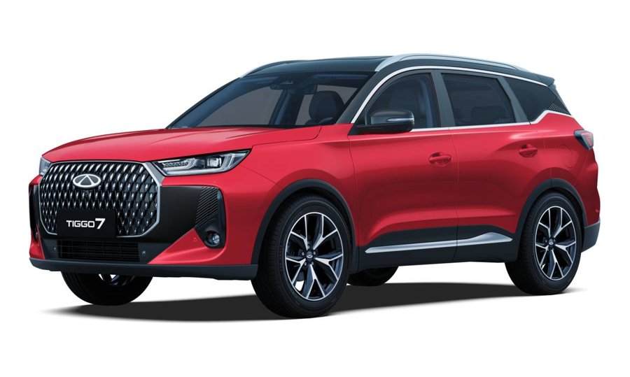 Tiggo 7 Pro in Bloodstone Red